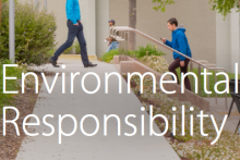 Apple states in the earliest pages of its annual Environmental Responsibility Report, "We believe climate change is real."